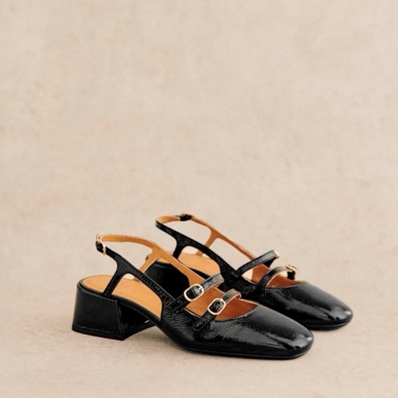 Sezane Black Paula Babies Size 40 - Picture 5 of 8